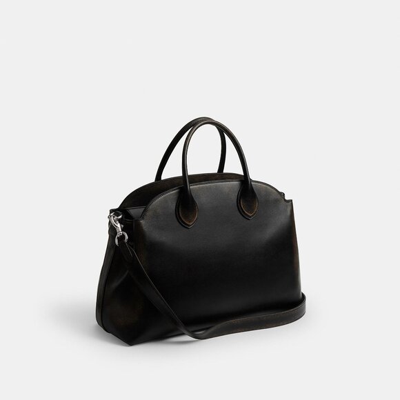 Coach Soft Empire Carryall Bag 40 In Loved Leather - Picture 3 of 3